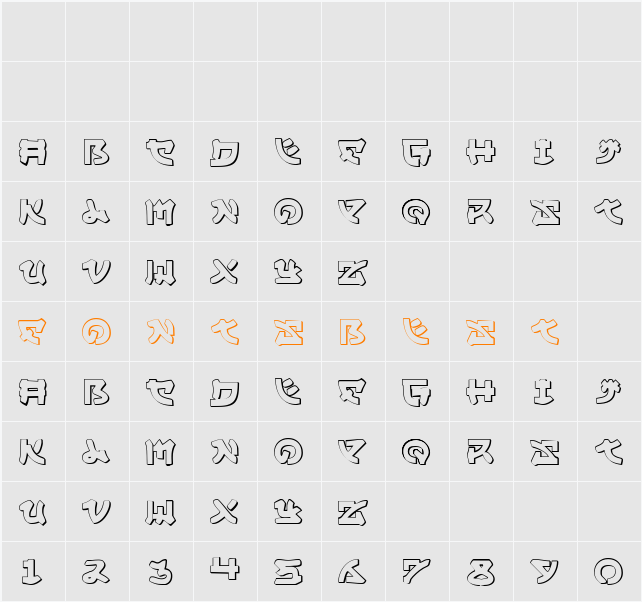 Yama Moto 3D Character Map