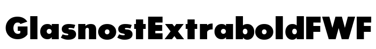 GlasnostExtraboldFWF