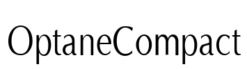 OptaneCompact Font Image