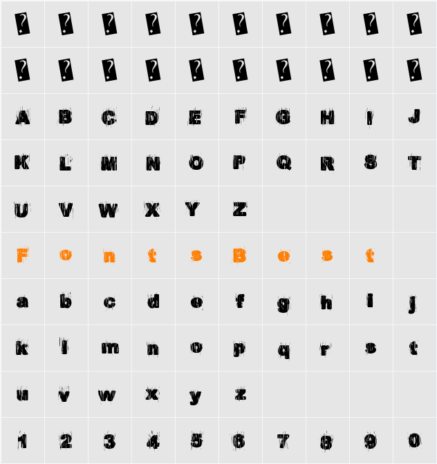 EuroParty Character Map