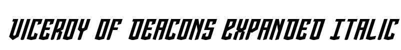 Viceroy of Deacons Expanded Italic