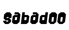 Sabadoo Font Image