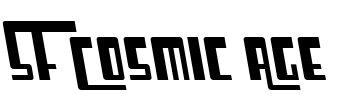 SF Cosmic Age Font Image