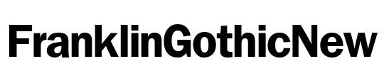 FranklinGothicNew