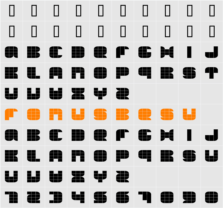 thesummeredition Character Map