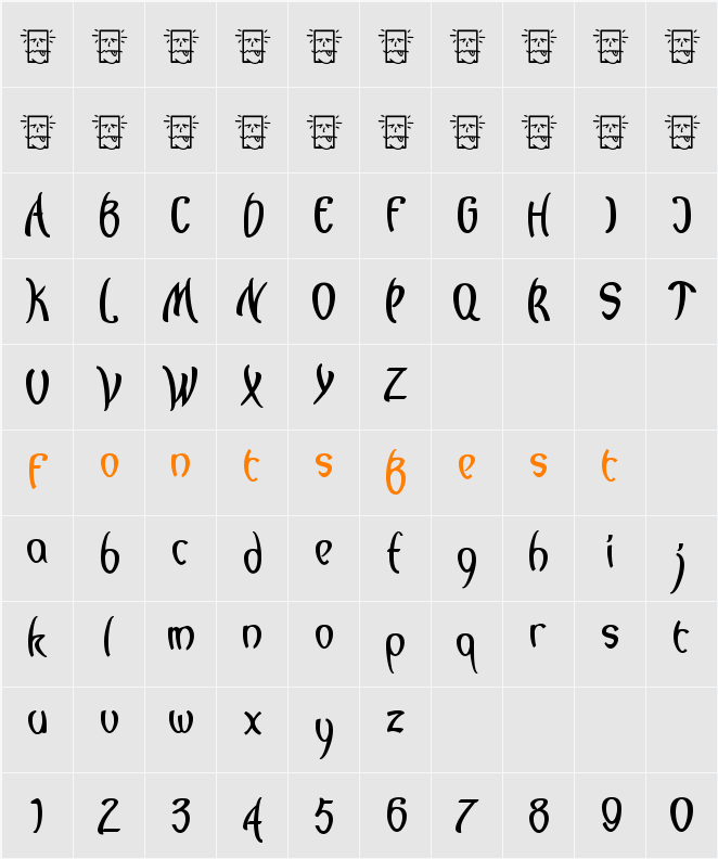 lagegg Character Map