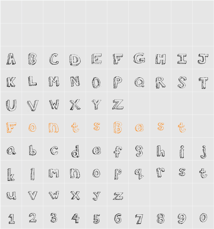 Walk Around the Block Character Map