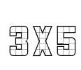 3x5