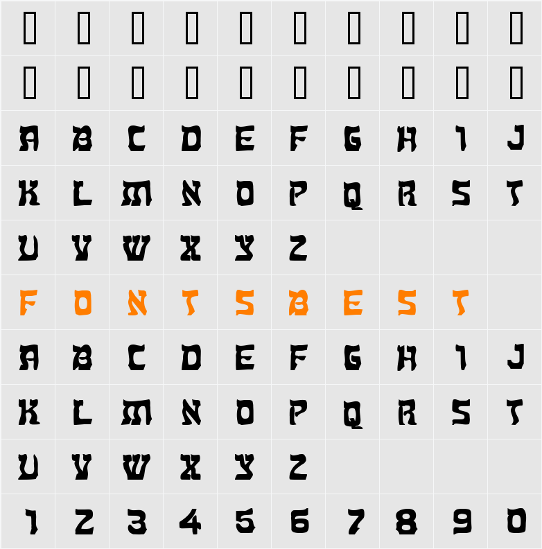 Kosher Extended Character Map