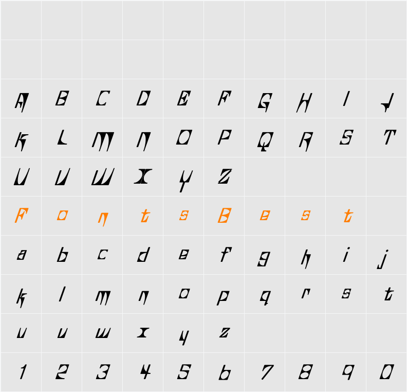Glaukous - Aublikus Character Map