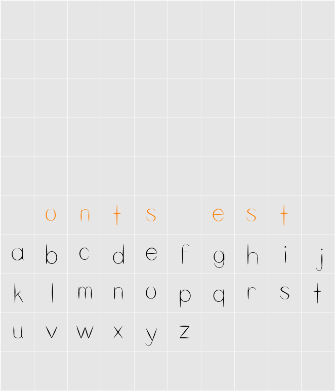 Skeleton Key Character Map