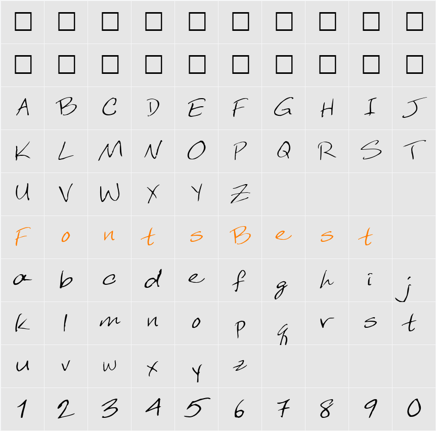 Sleep ttnorm Character Map