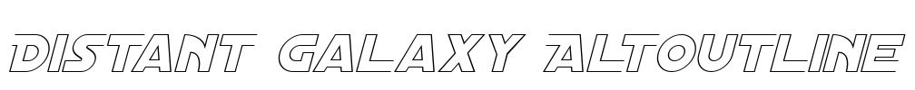 Distant Galaxy AltOutline