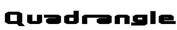 Quadrangle Font Image