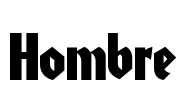 Hombre Font Image
