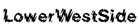 LowerWestSide Font Image