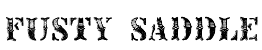 Fusty Saddle Font Image