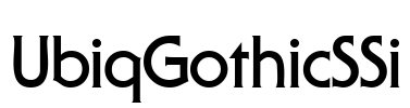 UbiqGothicSSi