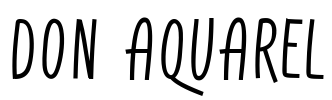 Don Aquarel Font Image