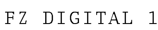 FZ DIGITAL 1 Font Image
