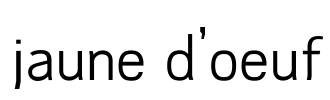 jaune d'oeuf