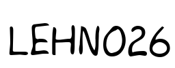 LEHN026 Font Image