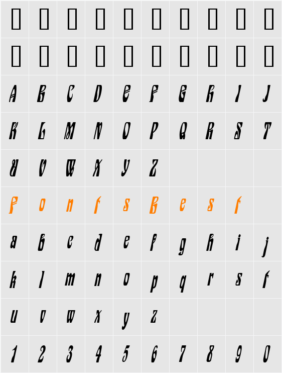 Epic Thin Character Map