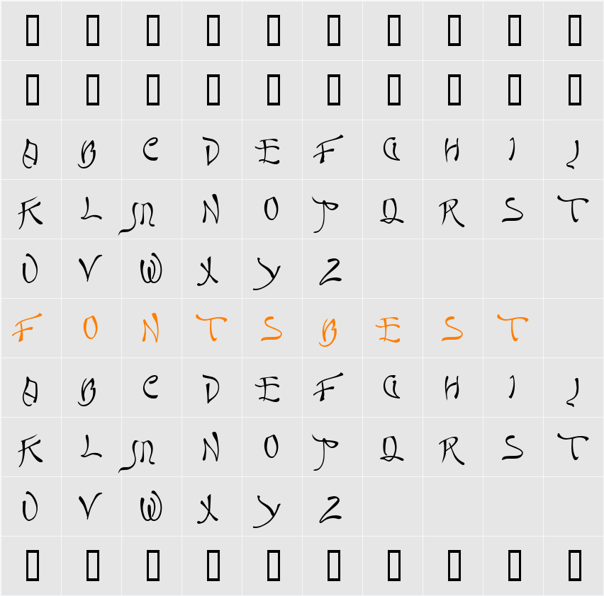 Quasi Character Map