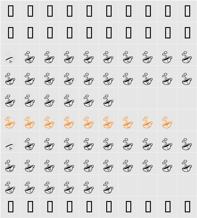 KR Morning Must Character Map