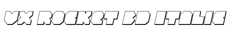 VX Rocket 3D Italic