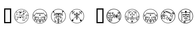 White Magick Font Image