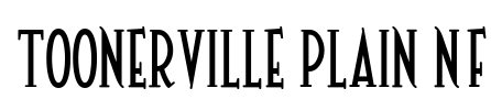 Toonerville Plain NF Font Image