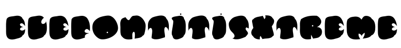 ElefontitisXtreme Font Image