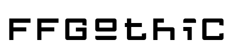 FFGothic Font Image