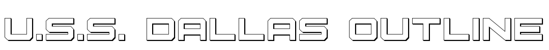U.S.S. Dallas Outline