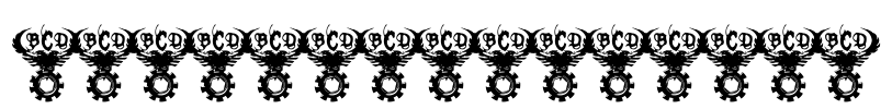 TEK HED BOLIMIC Font Image