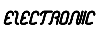 electronic Font Image