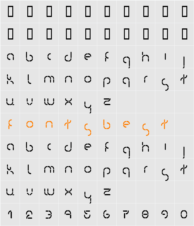 Kevlr Suit Character Map