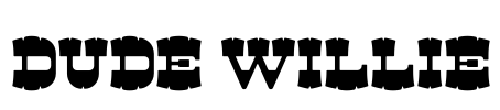 Dude Willie Font Image