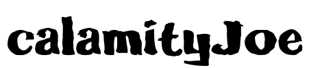 calamityJoe Font Image