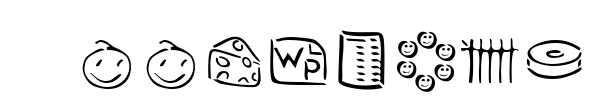 VeenPikto Font Image