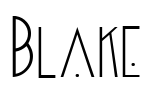 Blake Font Image