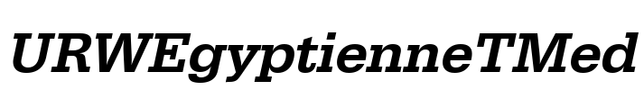 URWEgyptienneTMed Font Image