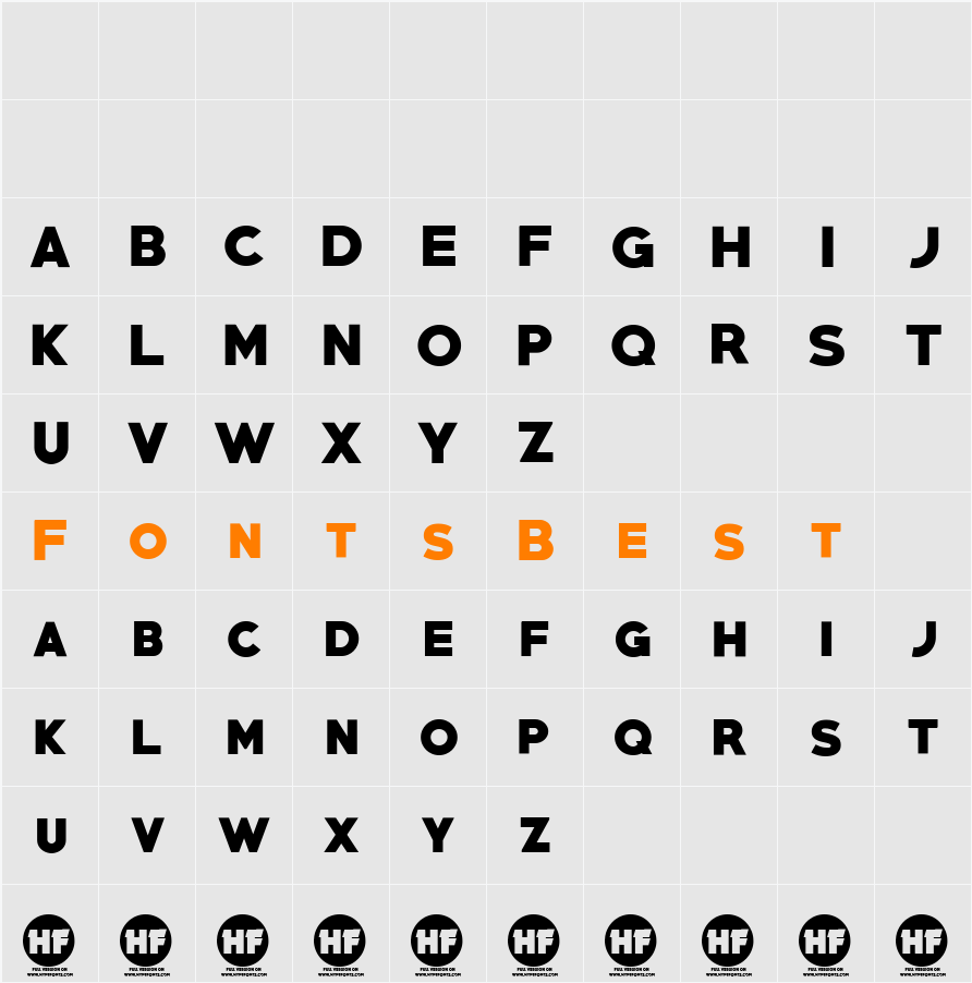 PRIMETIME Character Map