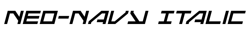 Neo-Navy Italic