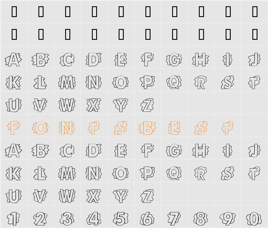 LMS Scrap Paper Character Map