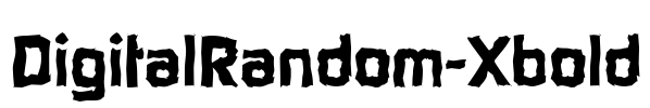 DigitalRandom-Xbold