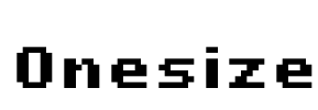 Onesize Font Image
