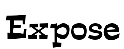 Expose Font Image