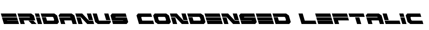 Eridanus Condensed Leftalic